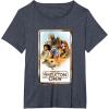 imageStar Wars Skeleton Crew Retro Golden Frame Poster TShirtHeather Blue