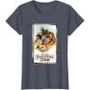 imageStar Wars Skeleton Crew Retro Golden Frame Poster TShirtHeather Blue