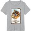 imageStar Wars Skeleton Crew Retro Golden Frame Poster TShirtHeather Grey