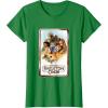 imageStar Wars Skeleton Crew Retro Golden Frame Poster TShirtKelly Green