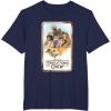 imageStar Wars Skeleton Crew Retro Golden Frame Poster TShirtNavy Blue