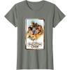imageStar Wars Skeleton Crew Retro Golden Frame Poster TShirtOlive Heather
