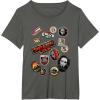 imageStar Wars Skeleton Crew Vintage Character Patches TShirtAsphalt Grey