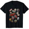 imageStar Wars Skeleton Crew Vintage Character Patches TShirtBlack