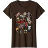 imageStar Wars Skeleton Crew Vintage Character Patches TShirtBrown