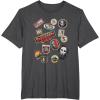 imageStar Wars Skeleton Crew Vintage Character Patches TShirtDark Heather Grey