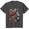 imageStar Wars Skeleton Crew Vintage Character Patches TShirtDark Heather Grey