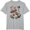imageStar Wars Skeleton Crew Vintage Character Patches TShirtHeather Grey