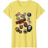 imageStar Wars Skeleton Crew Vintage Character Patches TShirtLemon Yellow