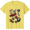 imageStar Wars Skeleton Crew Vintage Character Patches TShirtLemon Yellow