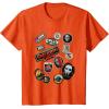imageStar Wars Skeleton Crew Vintage Character Patches TShirtOrange