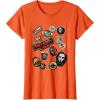 imageStar Wars Skeleton Crew Vintage Character Patches TShirtOrange