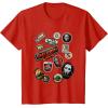 imageStar Wars Skeleton Crew Vintage Character Patches TShirtRed