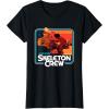 imageStar Wars Skeleton Crew Vintage Sunset Speeders TShirtBlack