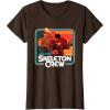 imageStar Wars Skeleton Crew Vintage Sunset Speeders TShirtBrown