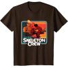 imageStar Wars Skeleton Crew Vintage Sunset Speeders TShirtBrown
