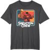 imageStar Wars Skeleton Crew Vintage Sunset Speeders TShirtDark Heather Grey