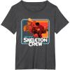 imageStar Wars Skeleton Crew Vintage Sunset Speeders TShirtDark Heather Grey
