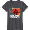 imageStar Wars Skeleton Crew Vintage Sunset Speeders TShirtDark Heather Grey