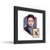imageTrends International Gallery Pops Star Wars Skeleton Crew  Fern Illustrated Badge Wall Art 12quot x 12quot Gallery Pops Wall Art Black Framed VersionBlack Framed Version