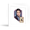 imageTrends International Gallery Pops Star Wars Skeleton Crew  Fern Illustrated Badge Wall Art 12quot x 12quot Gallery Pops Wall Art Black Framed VersionWhite Framed Version
