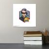 imageTrends International Gallery Pops Star Wars Skeleton Crew  KB Illustrated Badge Wall Art 12quot x 12quot Gallery Pops Wall Art White Framed VersionUnframed Version
