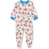 imageAmazon Essentials Disney  Marvel  Star Wars Unisex Babies and Toddlers SnugFit Cotton Footed Pajamas MultipacksStar Wars Mando Winter  Sleep  Play