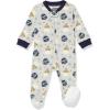 imageAmazon Essentials Disney  Marvel  Star Wars Unisex Babies and Toddlers SnugFit Cotton Footed Pajamas MultipacksStar Wars Winter  Sleep  Play