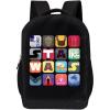 imageSTAR WARS Lucasfilm Backpack Black R2D2 18 Inch Air Mesh Padded BagLogo 4