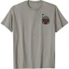 imageStar Wars Boba Fett Left Chest Graphic TShirt TShirtSlate Grey