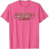 imageStar Wars Skeleton Crew Distressed Metal Title Logo TShirtPink Heather