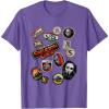 imageStar Wars Skeleton Crew Vintage Character Patches TShirtPurple Heather