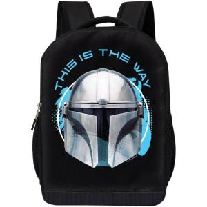 imageSTAR WARS Lucasfilm Backpack Black R2D2 18 Inch Air Mesh Padded BagThis is the Way