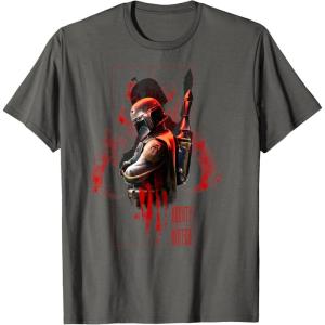 imageStar Wars Boba Fett Hunter Box Mandalorian Graphic TShirt TShirtAsphalt Grey