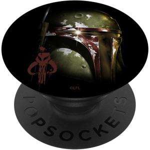 imageStar Wars Boba Fett Portrait PopSockets MagSafe PopGrip for iPhoneStandard
