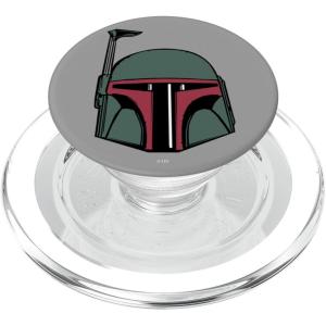imageStar Wars Colored Boba Fett Helmet PopSockets MagSafe PopGrip for iPhoneMagSafe