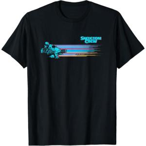 imageStar Wars Skeleton Crew Blue Galaxy Vintage Speeders TShirtBlack