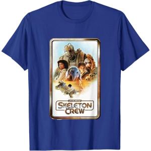 imageStar Wars Skeleton Crew Retro Golden Frame Poster TShirtRoyal Blue