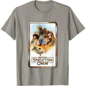 imageStar Wars Skeleton Crew Retro Golden Frame Poster TShirtSlate Grey
