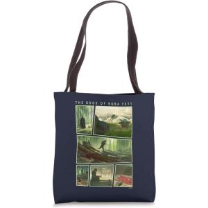 imageStar Wars The Book Of Boba Fett Grogu Training Panels Tote Bag