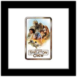 imageTrends International Gallery Pops Star Wars Skeleton Crew  Logo Badge Wall Art 12quot x 12quot Gallery Pops Wall Art Black Framed VersionBlack Framed Version