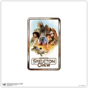 imageTrends International Gallery Pops Star Wars Skeleton Crew  Logo Badge Wall Art 12quot x 12quot Gallery Pops Wall Art Black Framed VersionUnframed Version