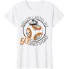 imageStar Wars BB8 Rollin Into My 50th Birthday Portrait TShirtWhite