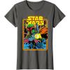 imageStar Wars Boba Fett Bounty Hunter Comic Book Cover TShirtAsphalt Grey