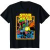 imageStar Wars Boba Fett Bounty Hunter Comic Book Cover TShirtBlack