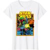 imageStar Wars Boba Fett Bounty Hunter Comic Book Cover TShirtWhite