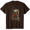 imageStar Wars Boba Fett Han Solo Bounty in Carbonite Tshirt TShirtBrown