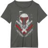 imageStar Wars Boba Fett No Threats Only Promises TShirtAsphalt Grey