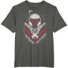 imageStar Wars Boba Fett No Threats Only Promises TShirtAsphalt Grey