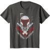 imageStar Wars Boba Fett No Threats Only Promises TShirtAsphalt Grey